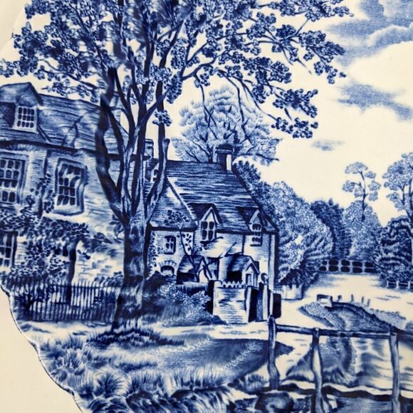 Johnson Brothers COTSWOLD blue and white salad plate - Picture 5 of 5